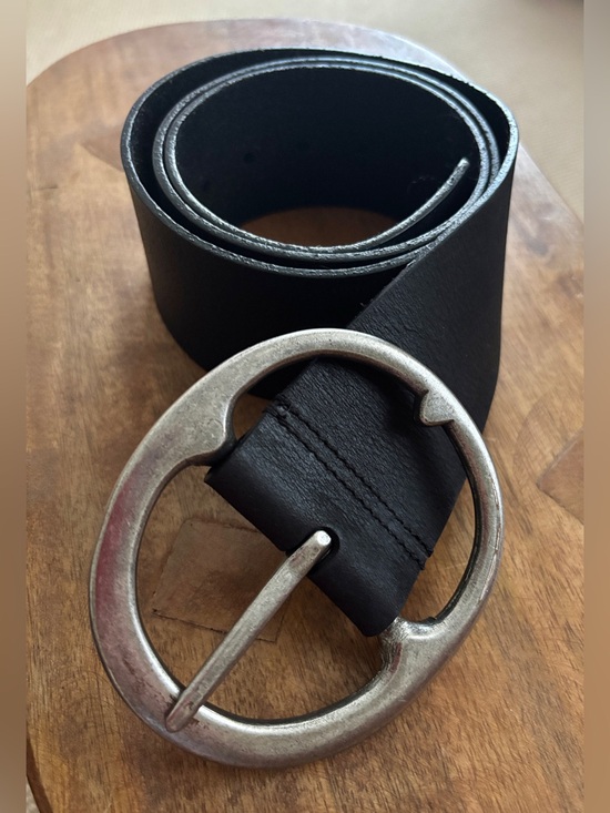 Free People Accessories - Free People - We The Free -Black Brando Leather Hip Belt - size M/L